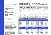 SBC Medical Group Holdings, Inc. (NASDAQ: SBC) Emerging Growth Research Report – April 6, 2026
