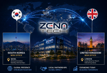 ZenaTech (NASDAQ: ZENA) Continues International Expansion Opening New Offices in South Korea and the United Kingdom